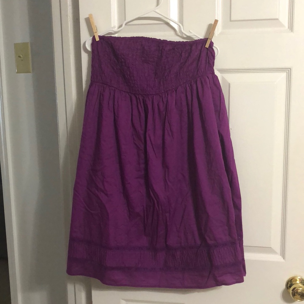 Strapless Cotton Sundress